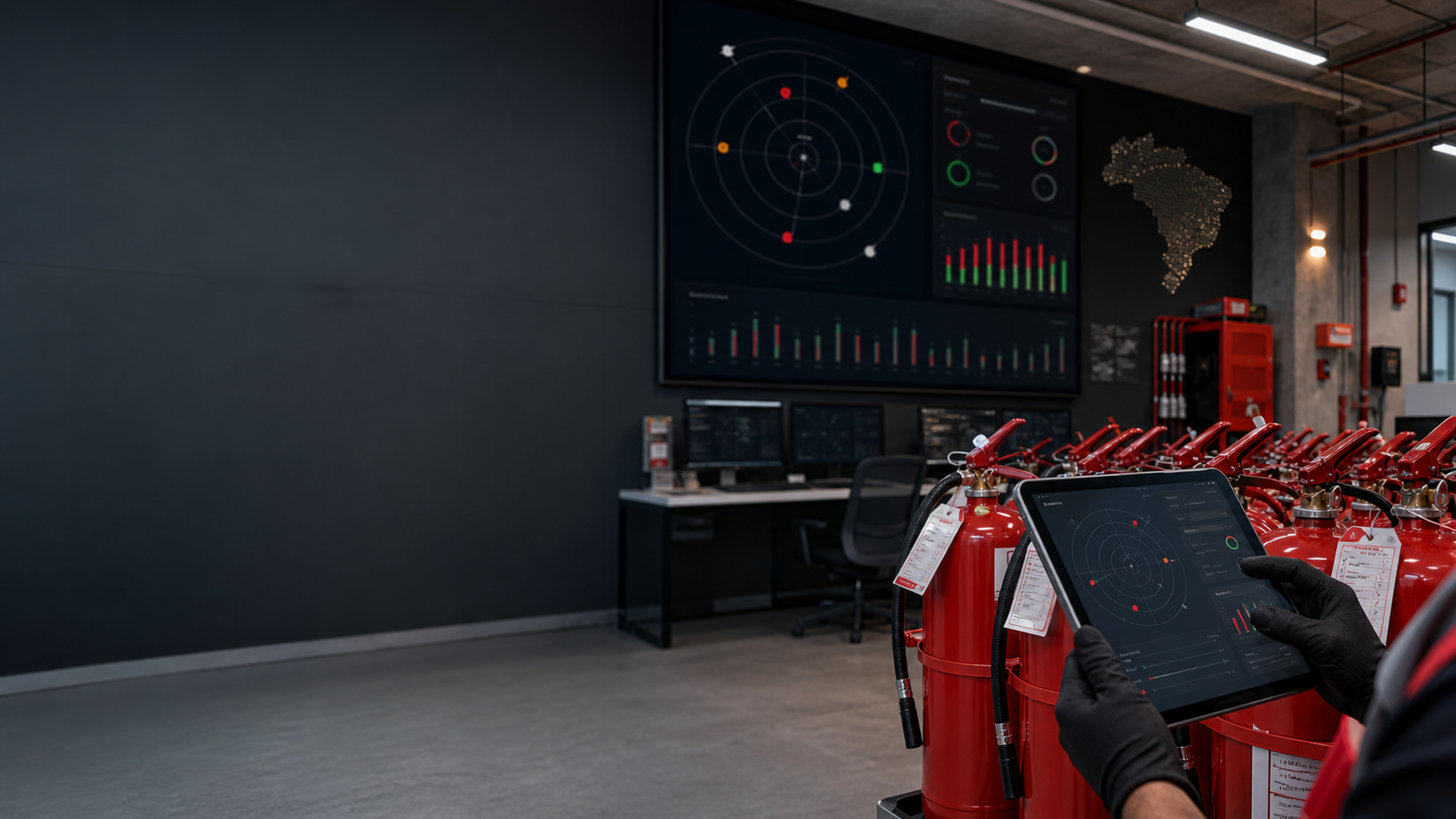 Tela do radar de vencimentos com KPIs e receita em risco